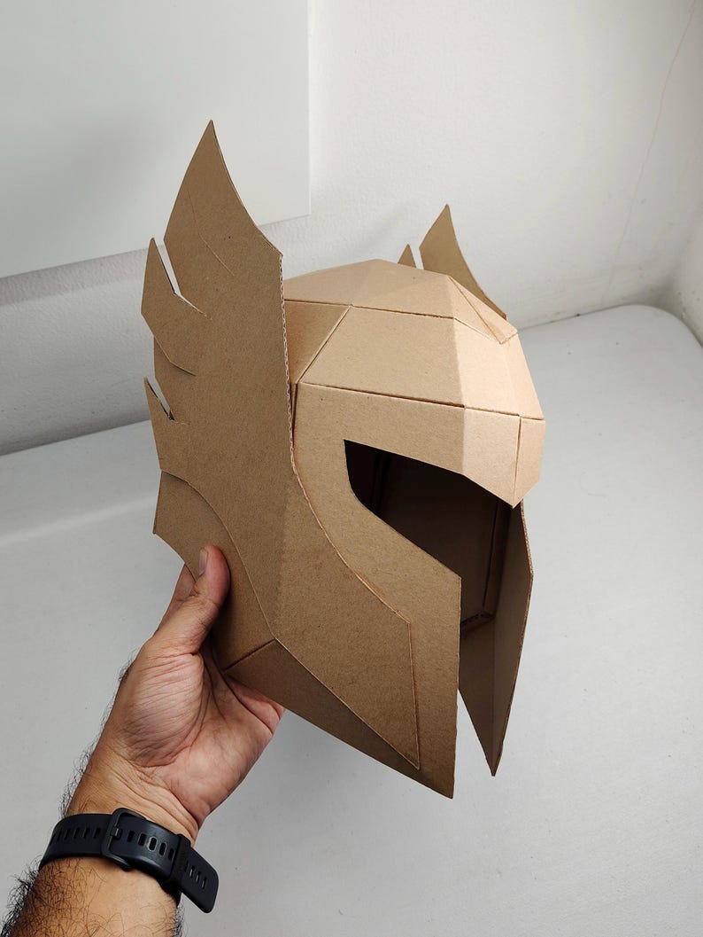 Helmet with wing for Elf or Thor Cosplay Detail 1
