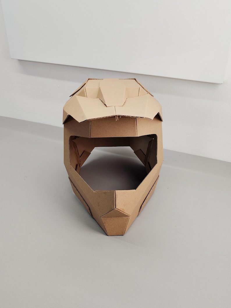 Dirt Bike Motocross Helmet Template - DIY Cardboard Mask Pattern ...