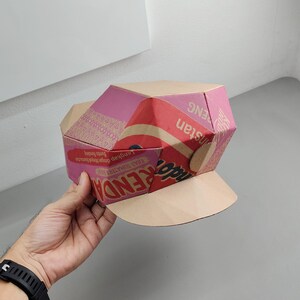 Plumber Hat Cardboard Template | DIY Costume Cosplay Pattern (PDF, SVG) image 6