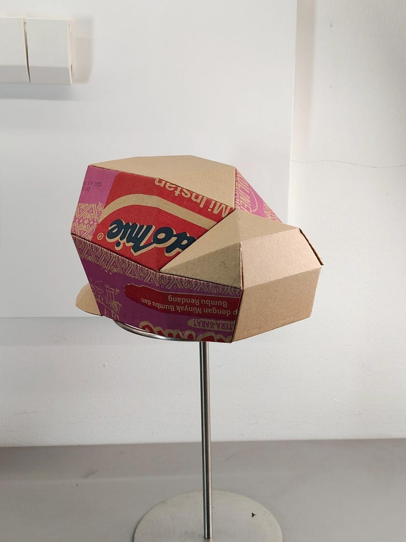 Plumber Hat Cardboard Template | DIY Costume Cosplay Pattern (PDF, SVG) image 4