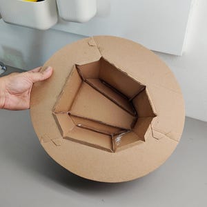 Fedora Hat Cardboard Template | DIY Costume and Themed Parties Pattern | SVG PDF resizable image 4