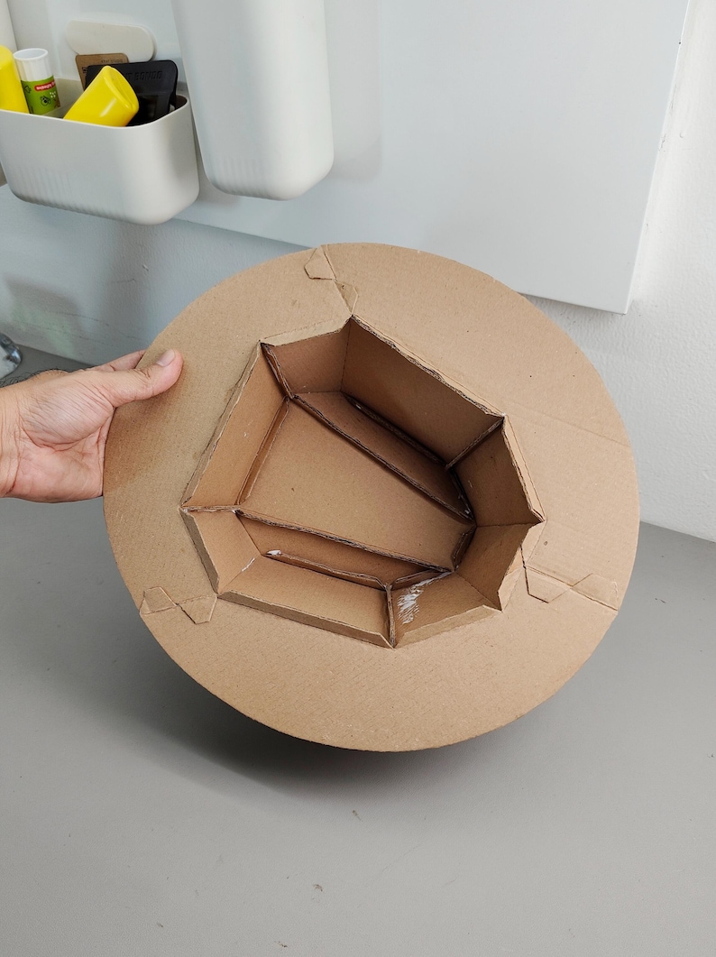Fedora Hat Cardboard Template | DIY Costume and Themed Parties Pattern | SVG PDF resizable image 4