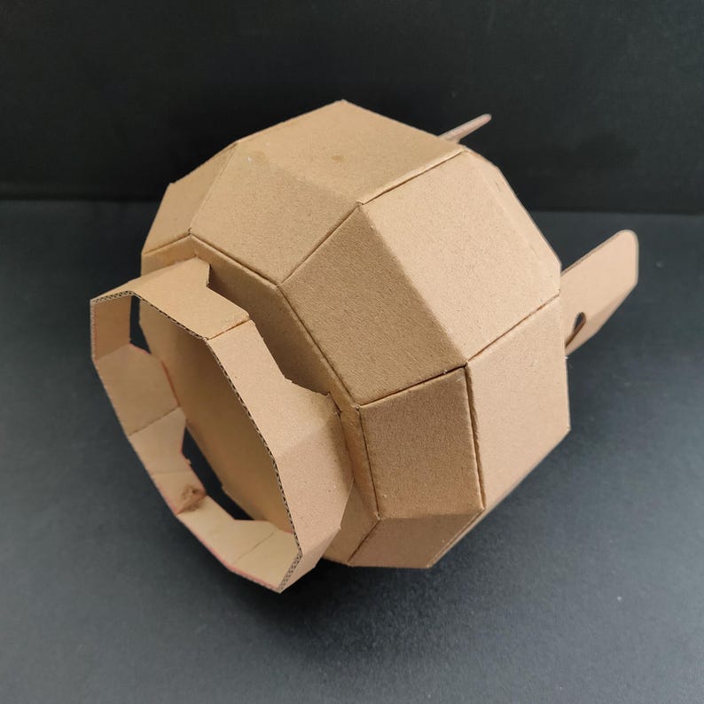 Propane Tank Gift Box Cardboard Template | Resizable SVG PDF Blueprint for DIY props image 6