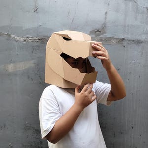 Dino, Kaiju, komodo or Dragon Base Mask Opening Jaw