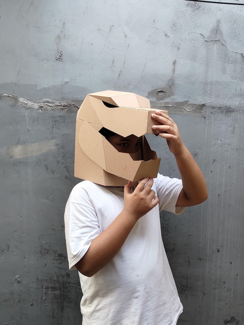 Dino, Kaiju, komodo or Dragon Base Mask Opening Jaw