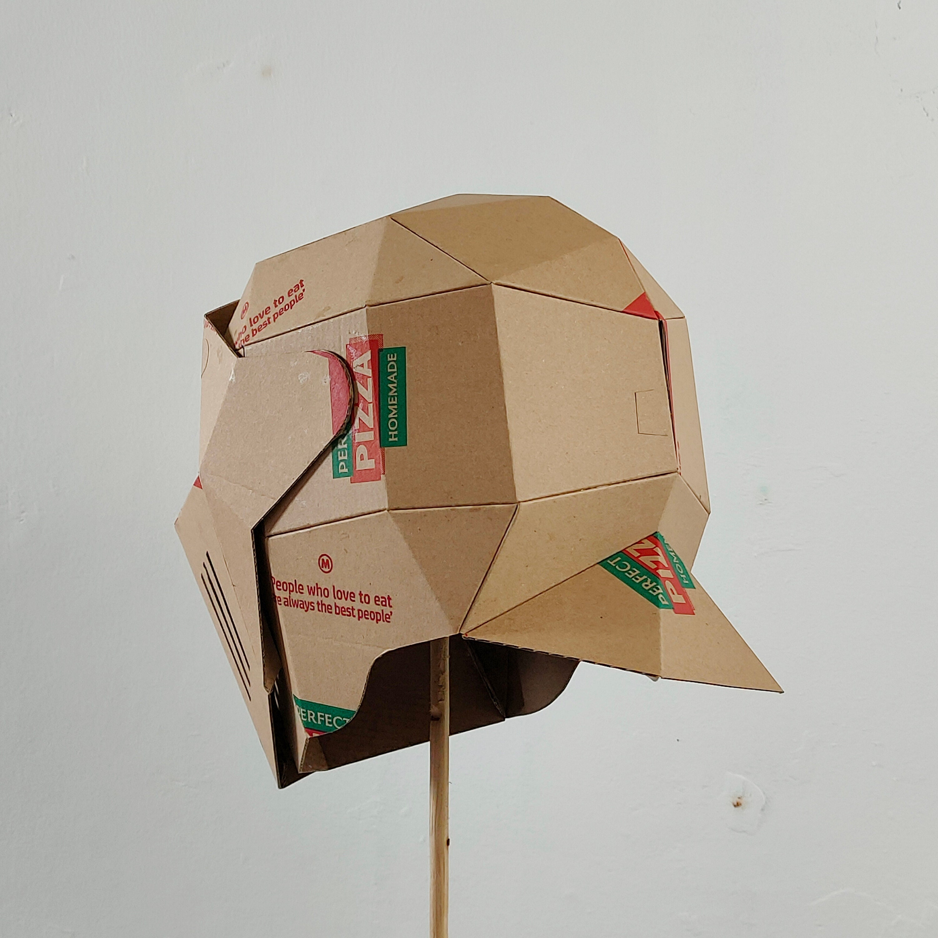 Cardboard Knight Helmet Template. DIY Printable Pattern for Creating Cardboard Knight Helmet Template. DIY Printable Pattern for Creating