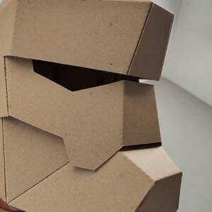 Knight Helmet with articulated face Cardboard Template | DIY Costume and Cosplay Pattern | SVG PDF image 16
