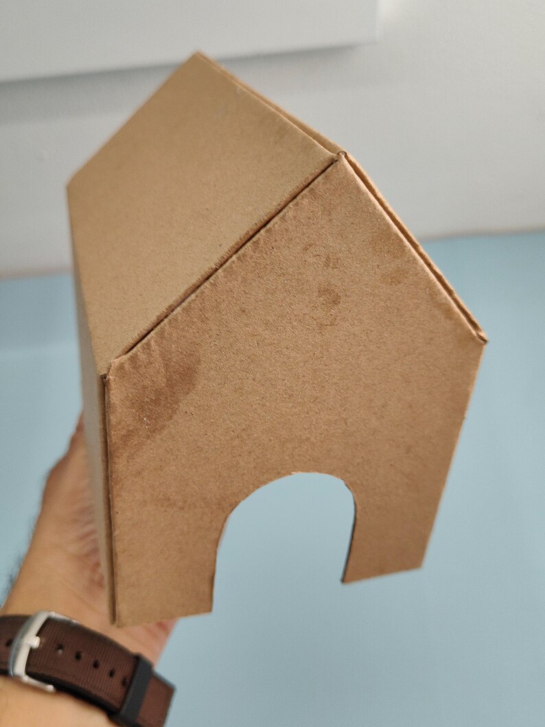 Miniaturhaus fürs Auto | Kartonvorlage (PDF, SVG) Bild 11