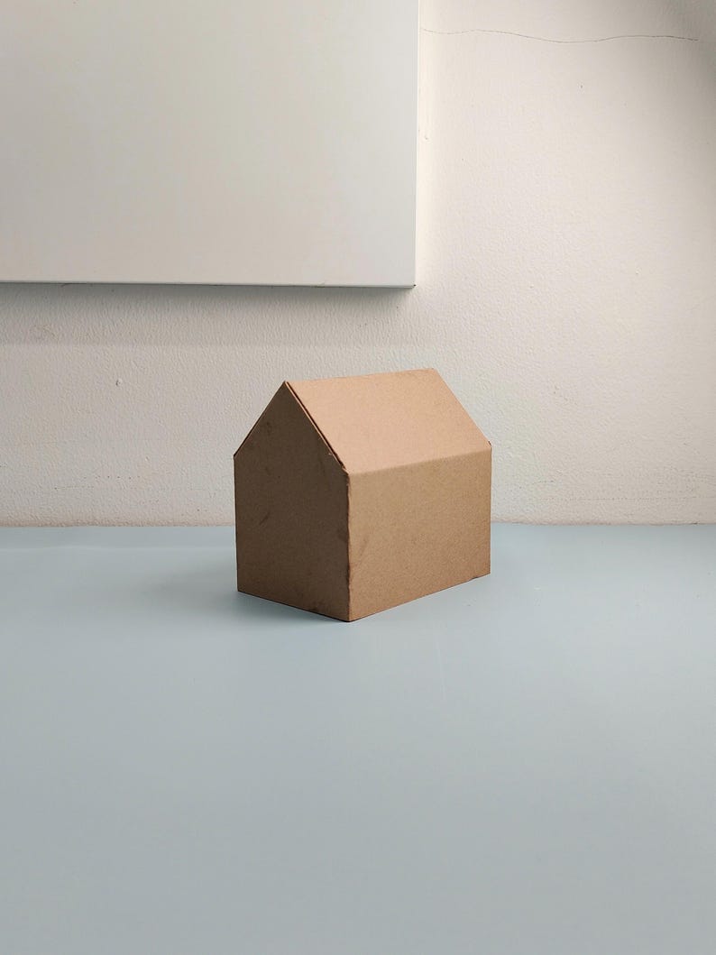 Miniaturhaus fürs Auto | Kartonvorlage (PDF, SVG) Bild 6