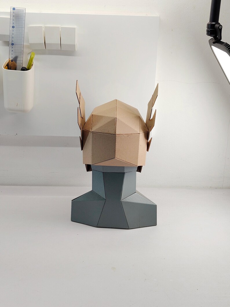 Helmet with wing for Elf or Thor Cosplay Rear