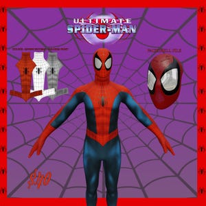 Ultimatives Bagley Spider-Man Replika Kostüm Schnittmuster-Set