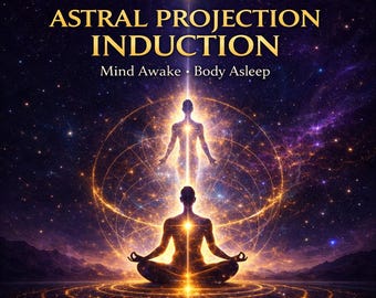 Astral Projection Induction Meditation – Guided Audio for Mind Awake Body Asleep, Out of Body Experience & Sleep Meditation