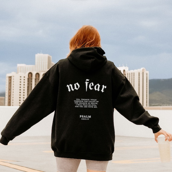 Unisex Psalm 23 Christian Hoodie Bible Verse Christian Merch Mens Christian Streetwear Jesus Hoodie Christian Sweatshirt Jesus Apparel Faith