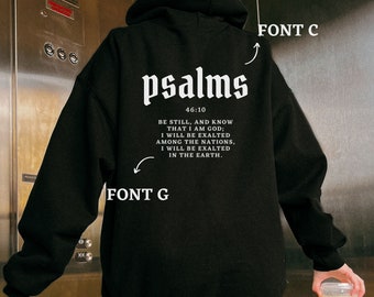 Custom Christian Hoodie, Custom Bible Verse Hoodie, Custom Jesus