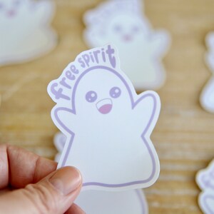 Free Spirit Ghost Vinyl Sticker