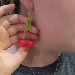 Cherry earrings