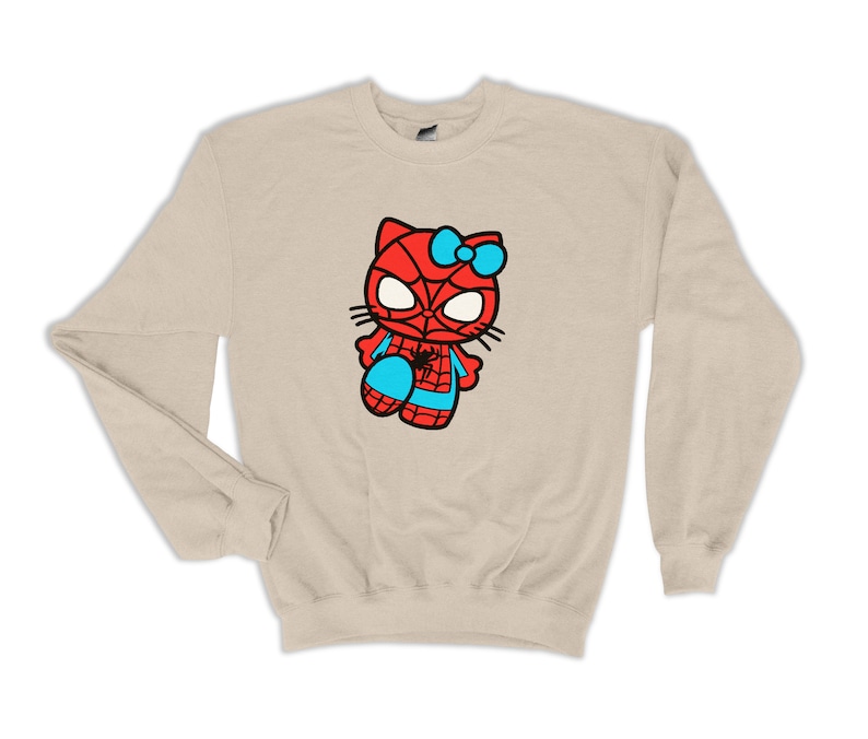 Spider Man Hello Kitty Sweatshirt Spiderman Sweatshirt Spiderman Il 794xN.4239922612 C6cw