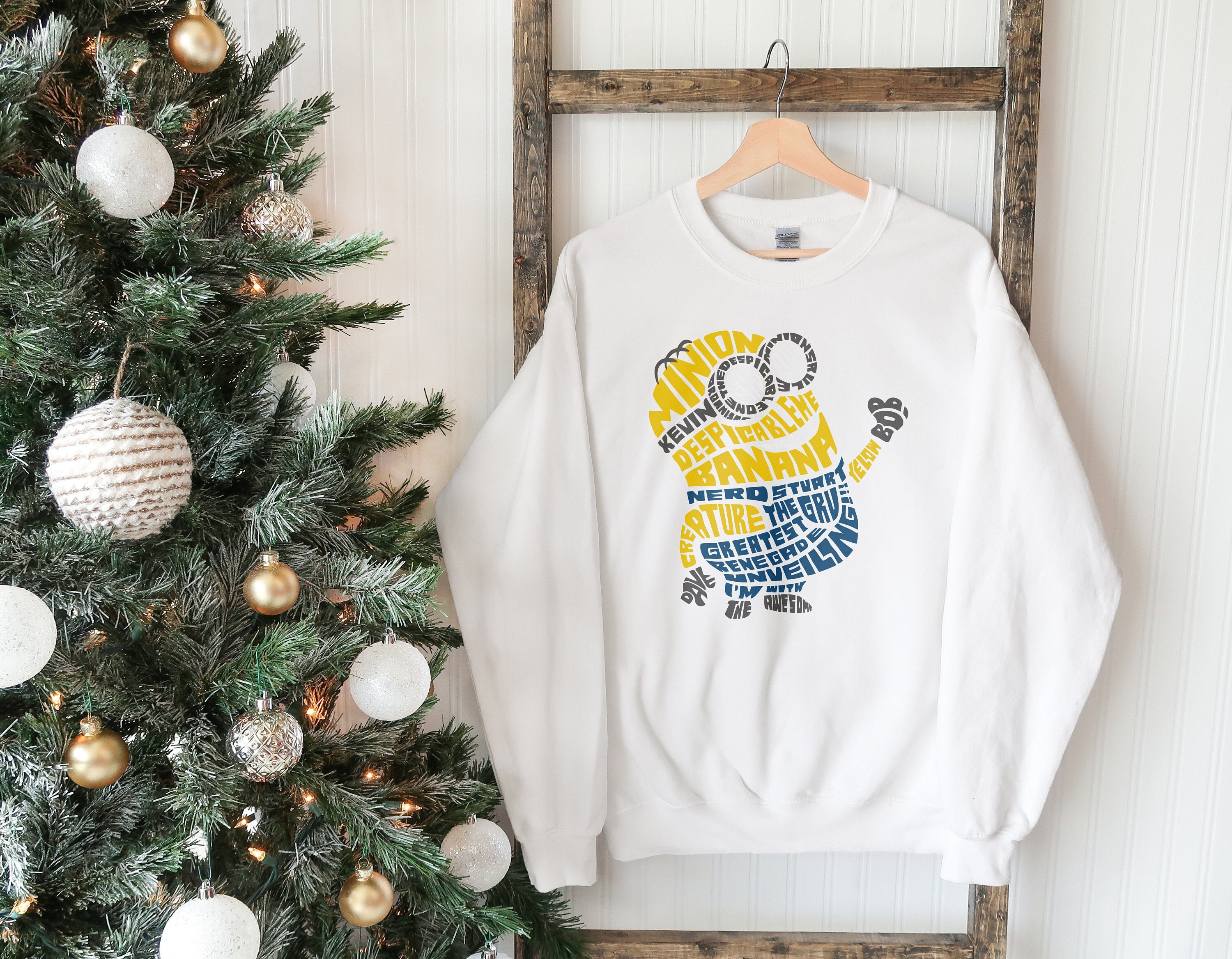 Minions christmas sweater clearance