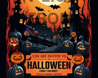 Halloween Family Fun Night - 10 Halloween Movie Themed Dinners. All recipes included!
