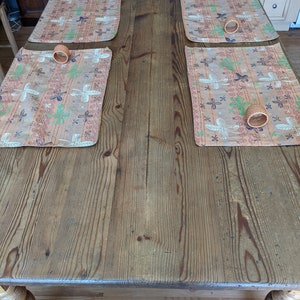 Abstract Jungle Leaf Print Placemats