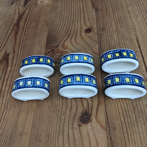 Ceramic Napkin Rings Etsy