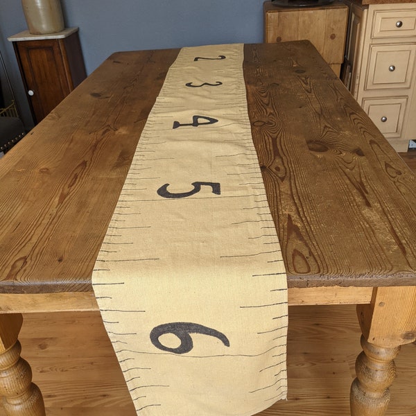 Tape Measure Table Runner Etsy