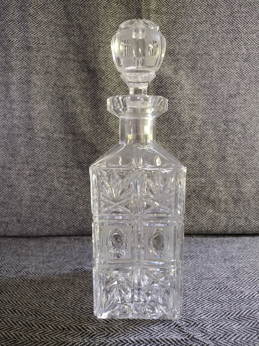 Vintage Crystal Decanter Etsy