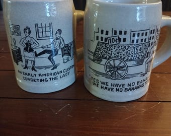 Vintage Advertising Mugs
