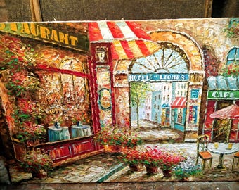 J Burnett Oil on Canvas - Etsy