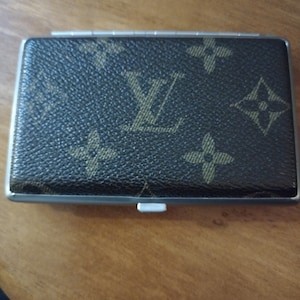 Pre-Owned Louis Vuitton Business Card Holder Amberop Cult de Visit White  Gray Damier Azur N61746 CA2162 LOUIS VUITTON Case Flap Women's Men's (Good)  