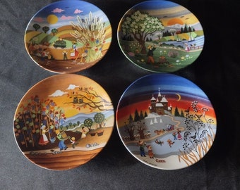 Barbara Furstenhofer Four Seasons Plates