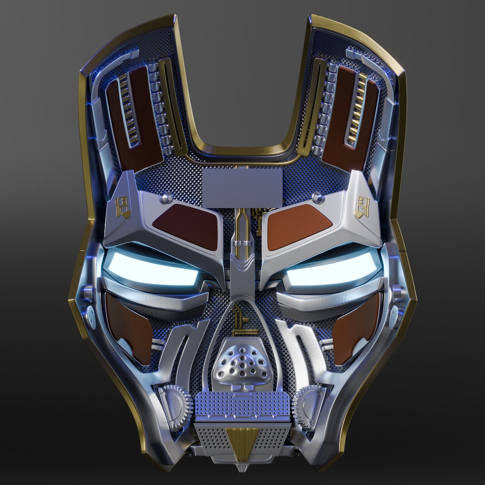 Iron Man Motorized Mk 3 3D Printable Iron Man Helmet STL ONLY - Etsy