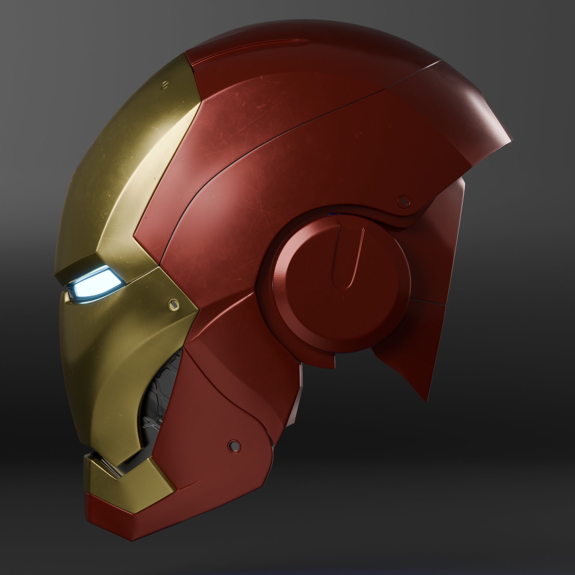 Iron Man Motorized Mk 3 3D Printable Iron Man Helmet STL ONLY - Etsy
