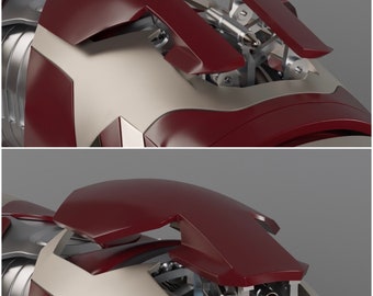デジタル3DアイアンマンMk42/43 3Dプリント可能コスプレコスチューム