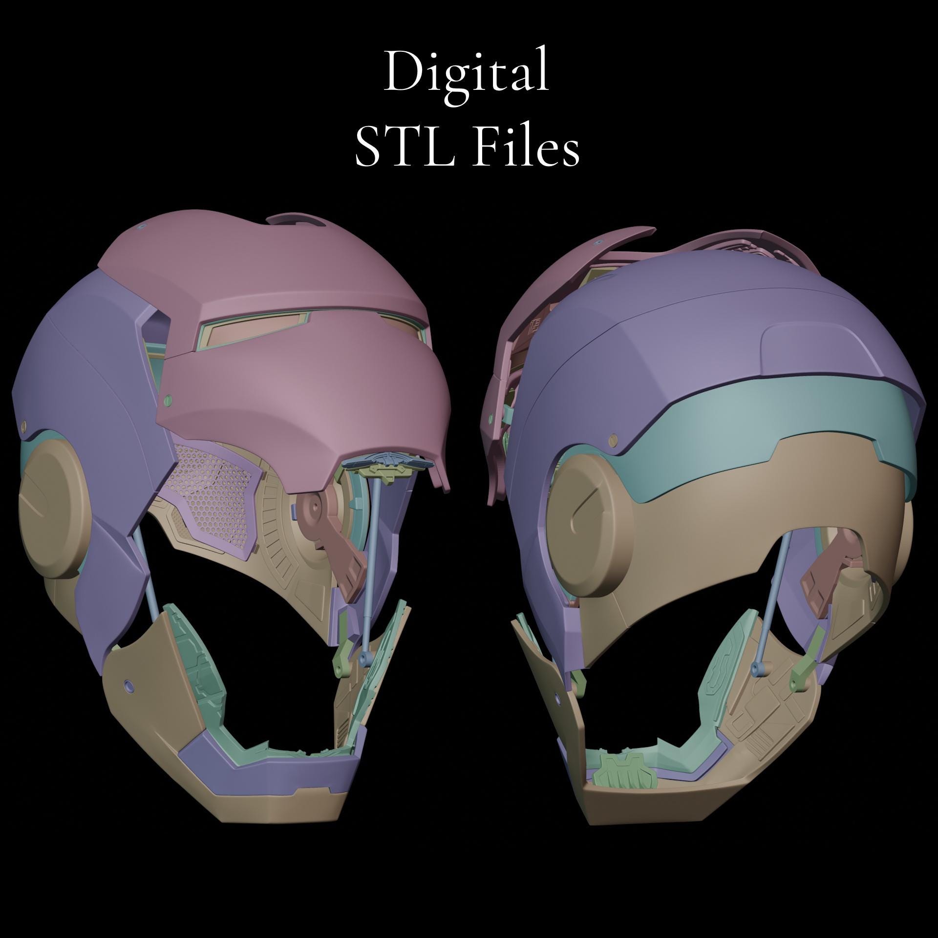 デジタルオープニング3DアイアンマンMk3 3Dプリント可能なアイアンマン