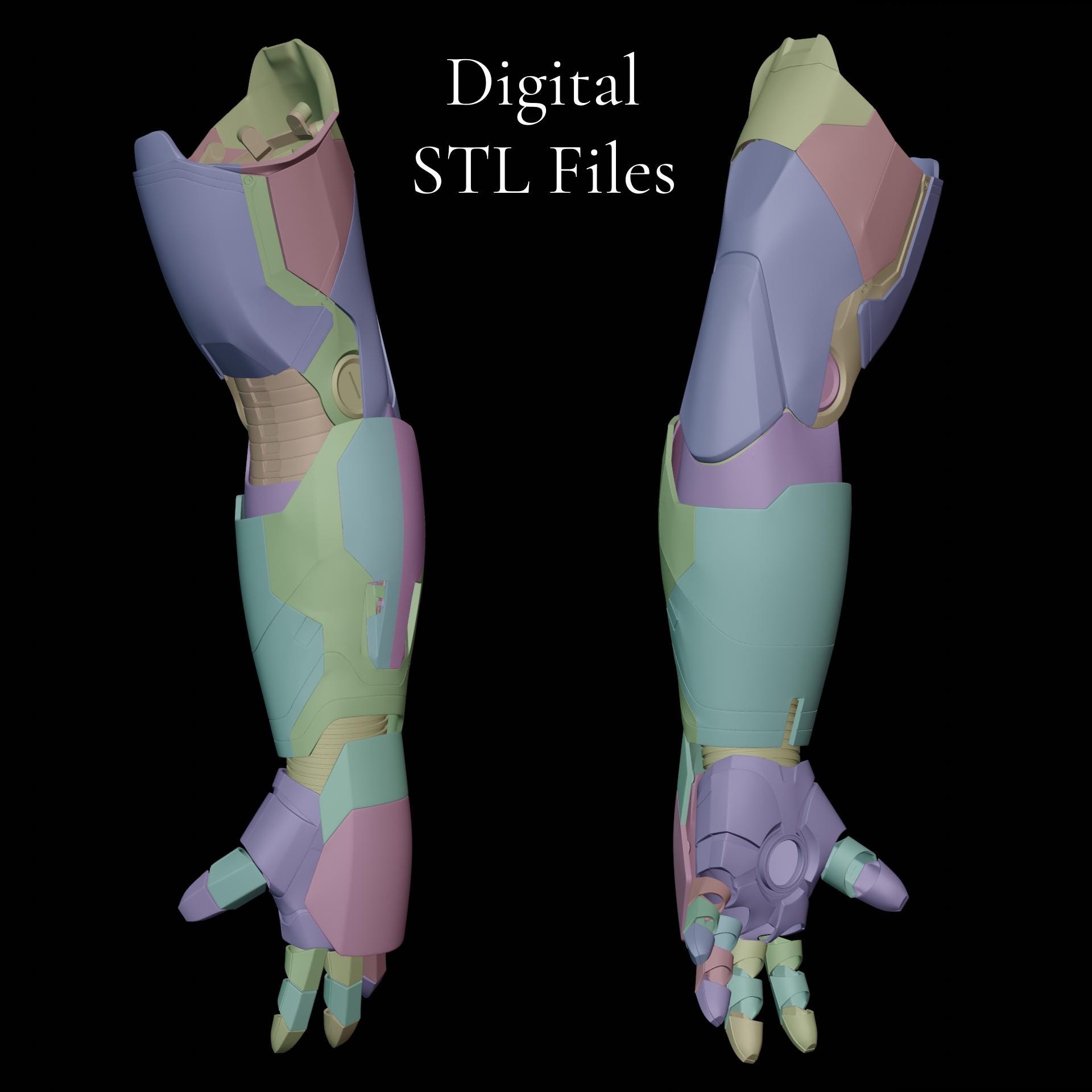デジタル3DアイアンマンMk42/43 3Dプリント可能コスプレコスチューム