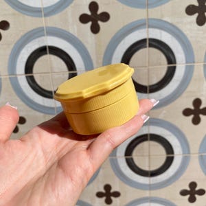 Vintage Celluloid Du Barry Ivory Pyralin Cosmetic Powder Box Container