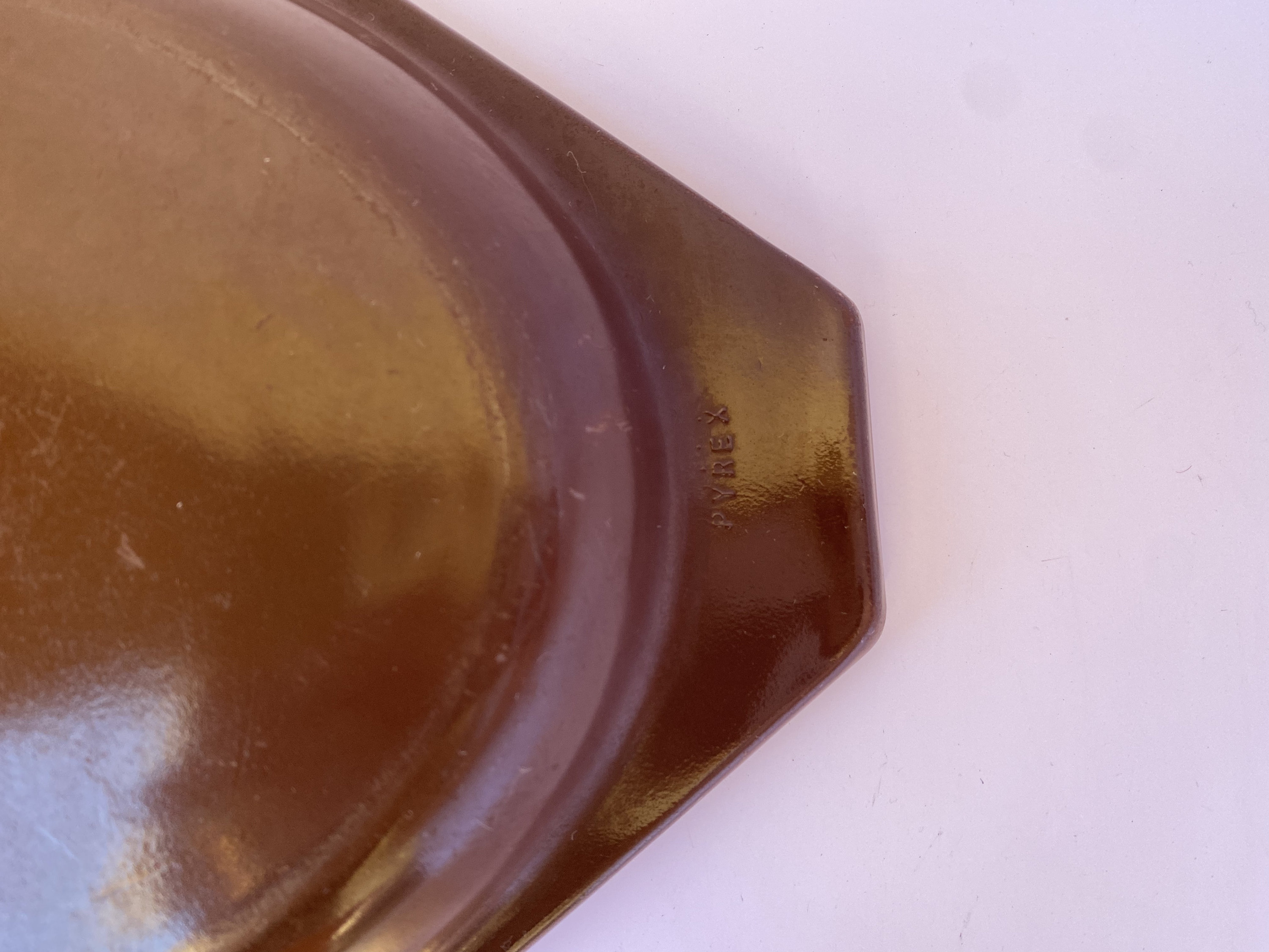 Vintage Pyrex Old Orchard Fruit Harvest Oval Casserole Ovenware With ...