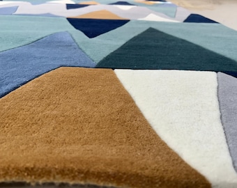 Hand-Tufted New Zealand Wool Rug – Custom Artisan Carpet