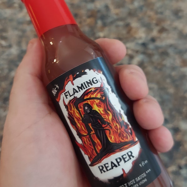 Nic's Flaming Reaper Extremely Hot Sauce