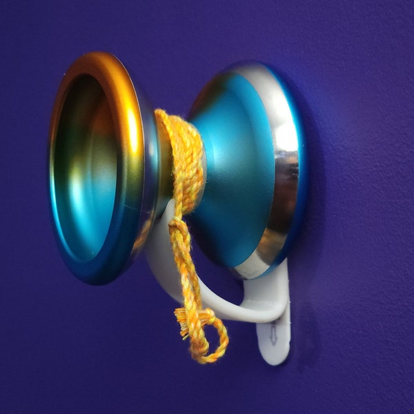 3D Printed Yoyo Wall Mount - Compact Design Holds One Yoyo