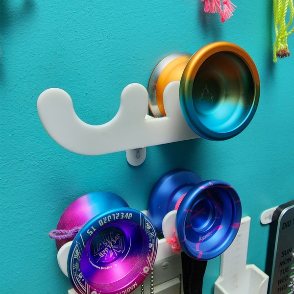 Stylish Yoyo Wall Rack - Holds 2 Yoyos and Keeps Them Organized