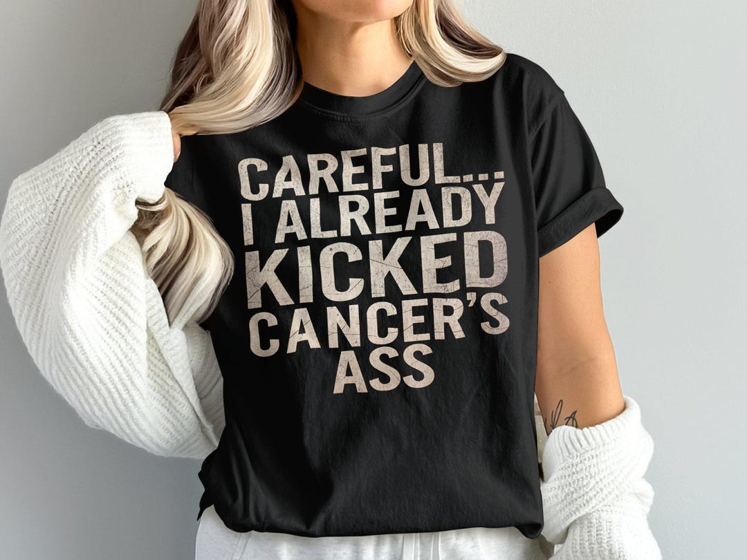 Careful I Already Kicked Cancer's Ass Bucket Hat for Women Men S 並行輸入品 Careful I Already Kicked Cancer\u0027s Ass, Pink October, Cancer