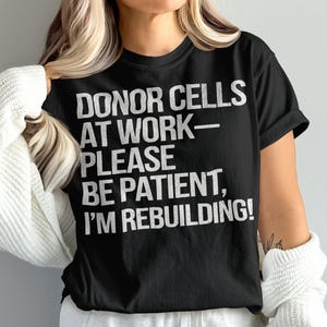 Stem Cell Transplant Shirt, Stem Cell Donor, Stem Cell Recipient, stem cell transplant birthday, Unisex, Comfort Colors