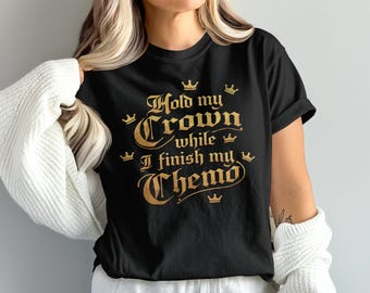 Grappig chemoshirt, shirt Cancer Warrior, cadeau kanker overlevende, grappig shirt kanker, Unisex, Cancer Awareness Tee, shirt chemotherapie