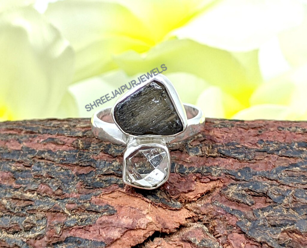 Pietra Cintamani Starborn In Vera Saffordite Dell'Arizona: 10-15 Carati, Cristallo Naturale Raro, Pseudotektite Con Espositore