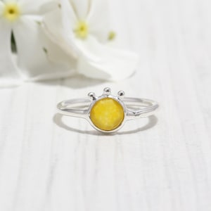 Natural Yellow Quartz Silver Ring 925 Sterling Silver Ring Quartz Gemstone Ring Handmade Ring Statement Ring Boho Women Ring Engagement Ring