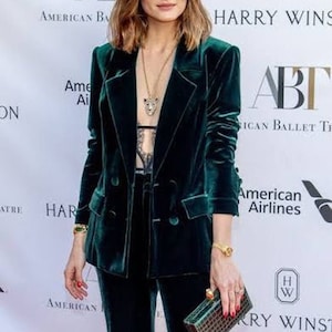 Women Velvet Suit Custom Made Designer Green 2pc Coat Pant Suit Wedding Events Bridesmaid Prom Personalised Double Breasted Gift For Her