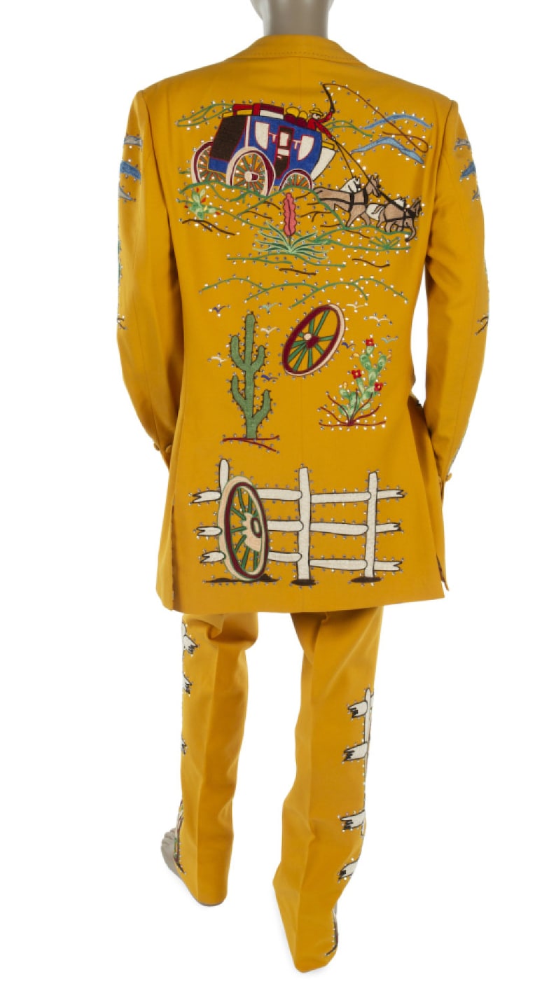 Men Two Piece Western Designer Suit Custom Made Embroidered Etsy