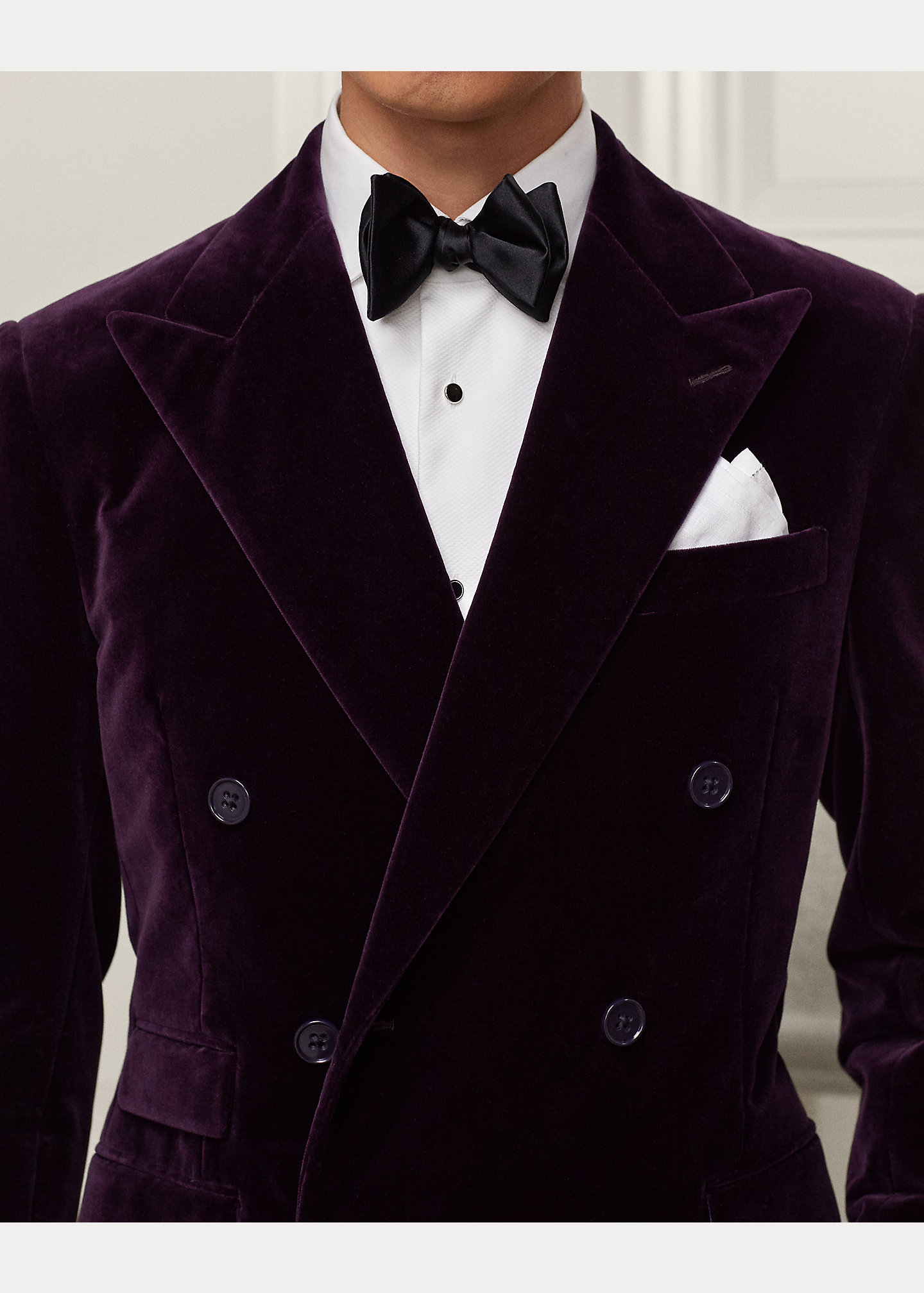 Men Tailored Fit Merlot Velvet Suit Peak Lapel Double Etsy